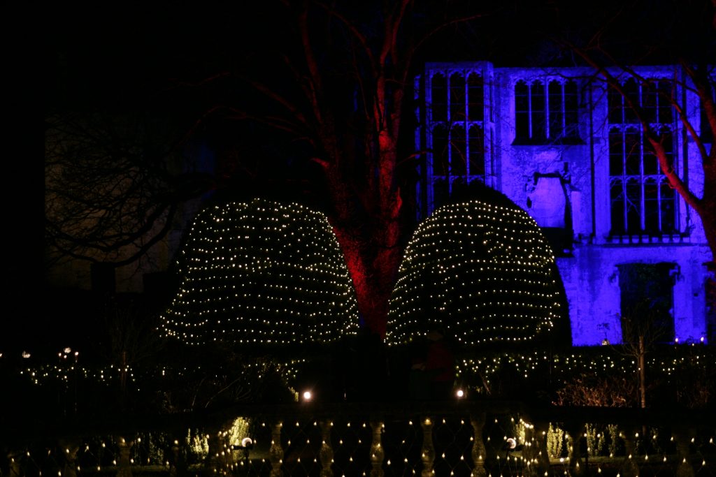 Sudeley Castle Spectacle of Light Christmas light display
