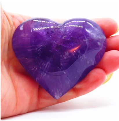 Amethyst Heart from the Chakra Lodge