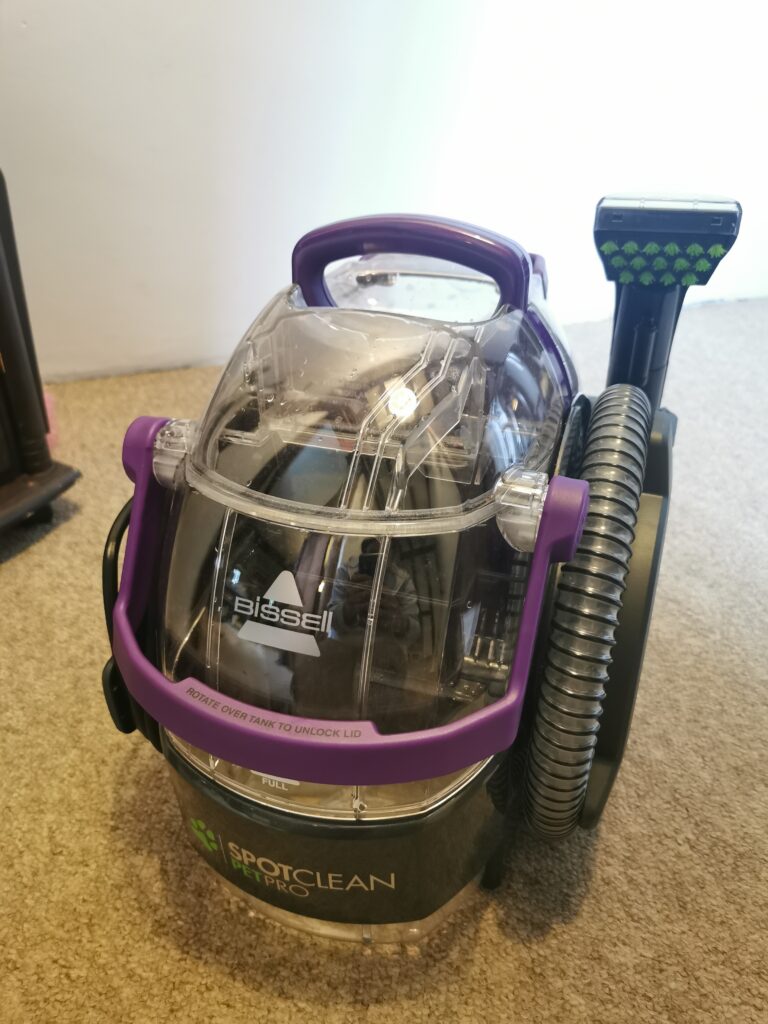 The Bissell SpotClean Pet Pro spot cleaner