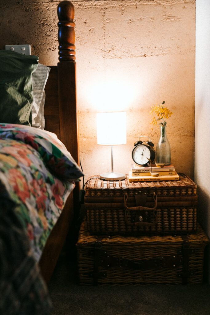 Rustic nightstand